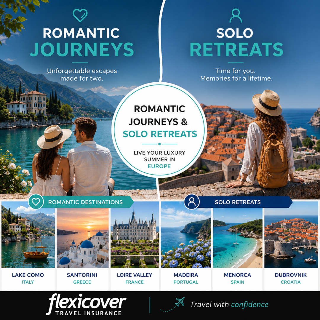 Romantic Journeys & Solo Retreats: Live Your Luxury Summer in Europe